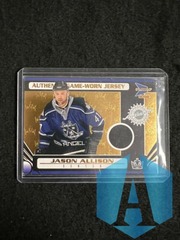 2003-04 Pacific Prism Game-Worn Jersey 0393/1185 Jason Allison #120